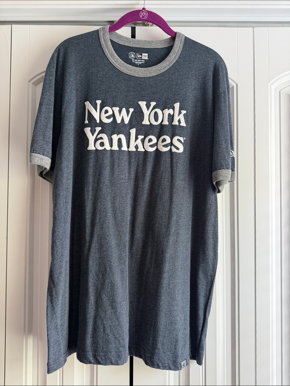 NEW ERA UNISEX NEW YORK YANKEES SHORT SLEEVE T-SHIRT